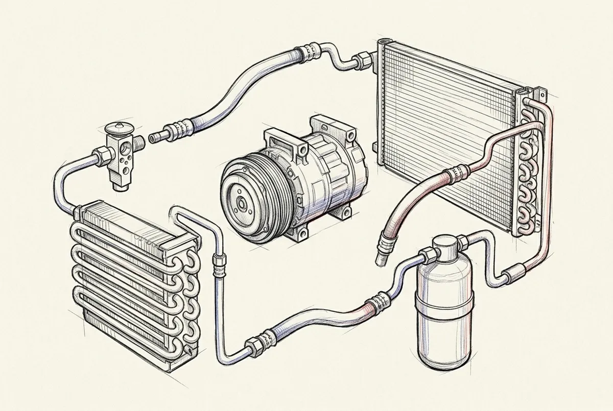 commercial vehicle AC parts