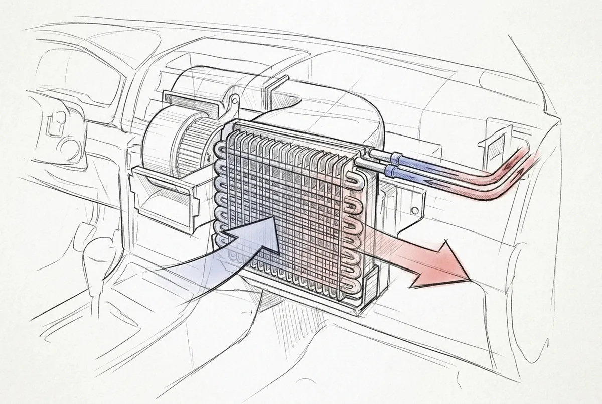 heavy duty AC evaporator replacement
