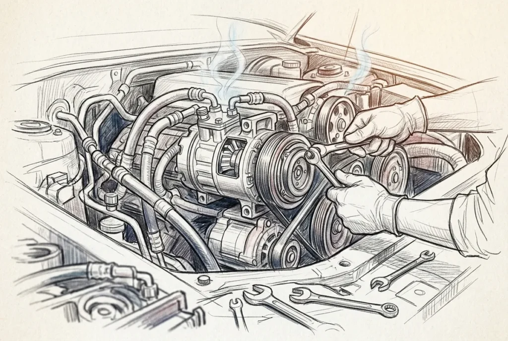 How to Fix an AC Compressor in Your Vehicle