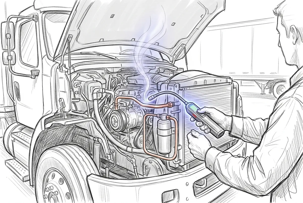 How to Detect AC Leaks in Your Truck Before They Get Worse