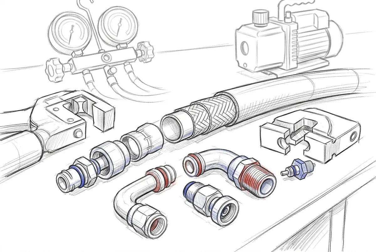 fleet AC hose fabrication