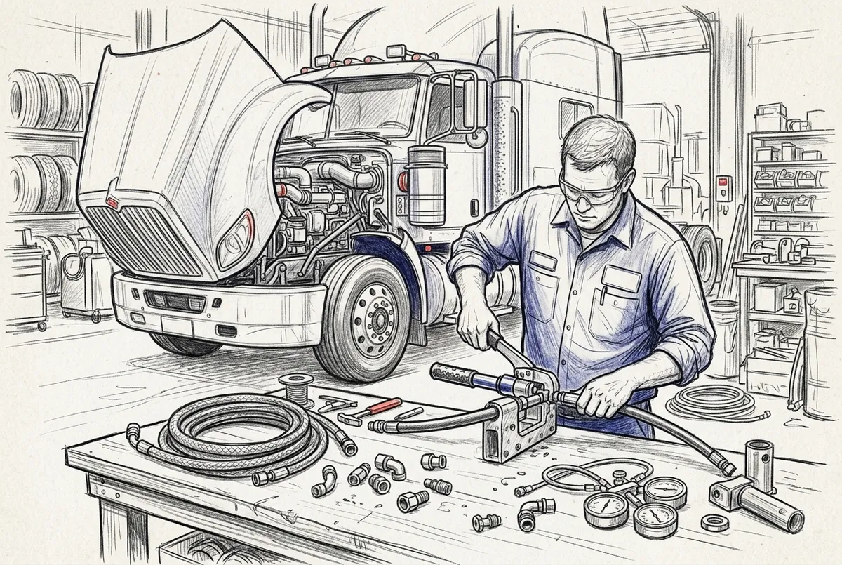 6 Fleet AC Hose Fabrication Facts Every Fleet Manager Needs