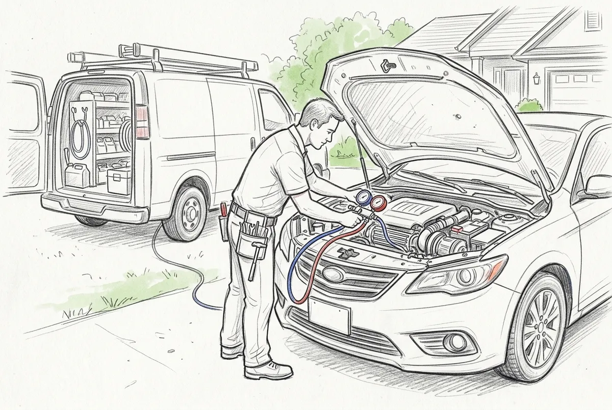 mobile car ac repair near me