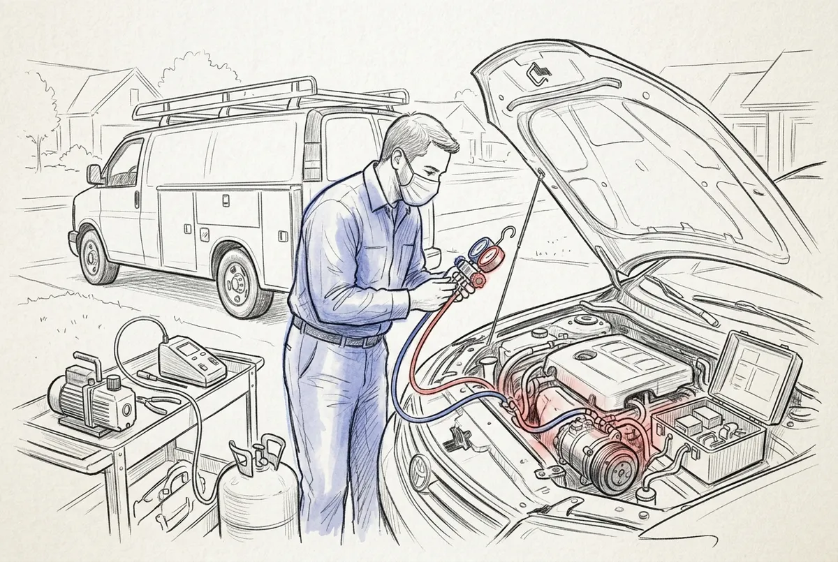 mobile car ac repair near me