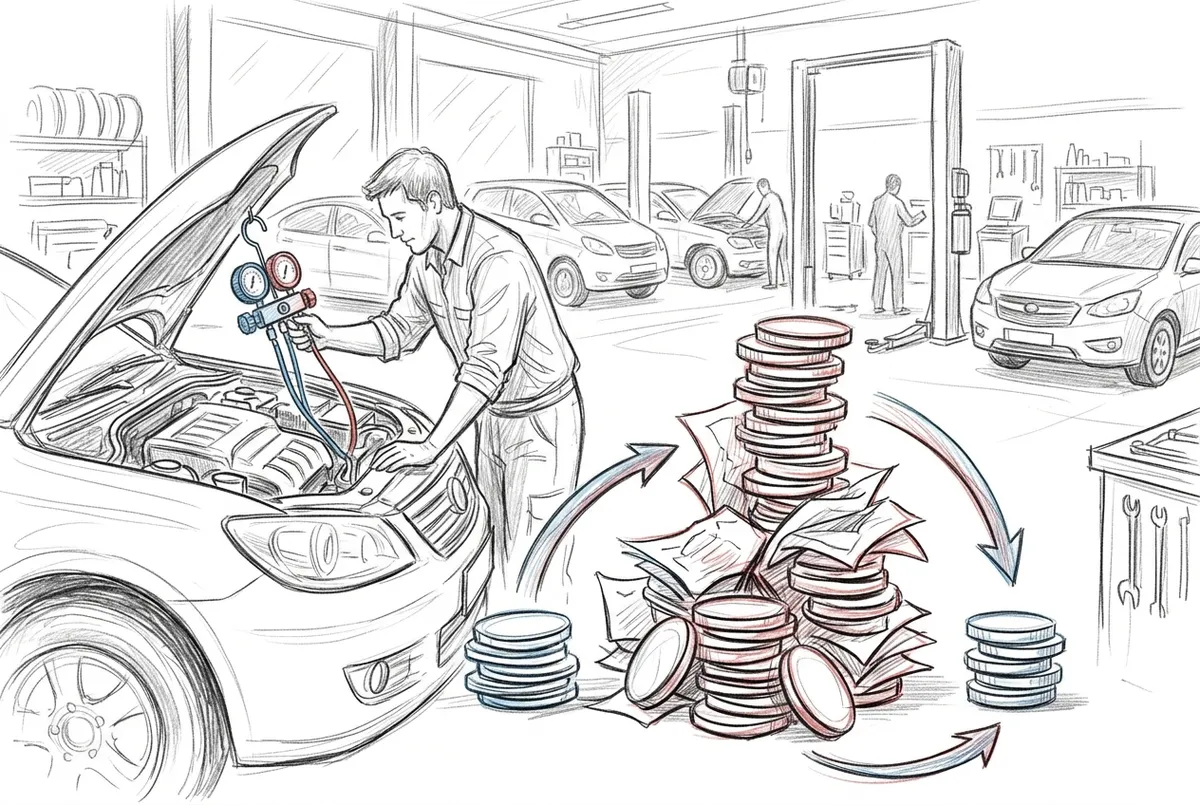 how much does a car ac diagnostic cost