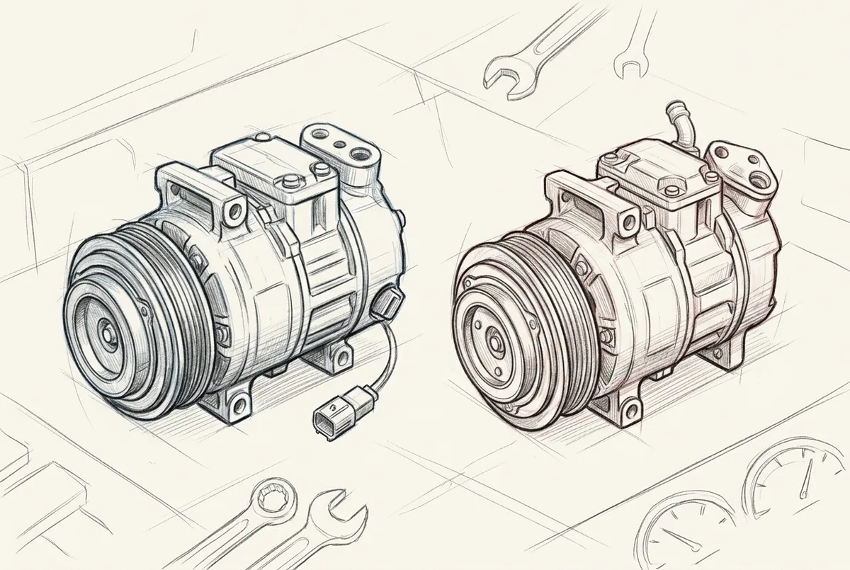 OEM truck AC compressors