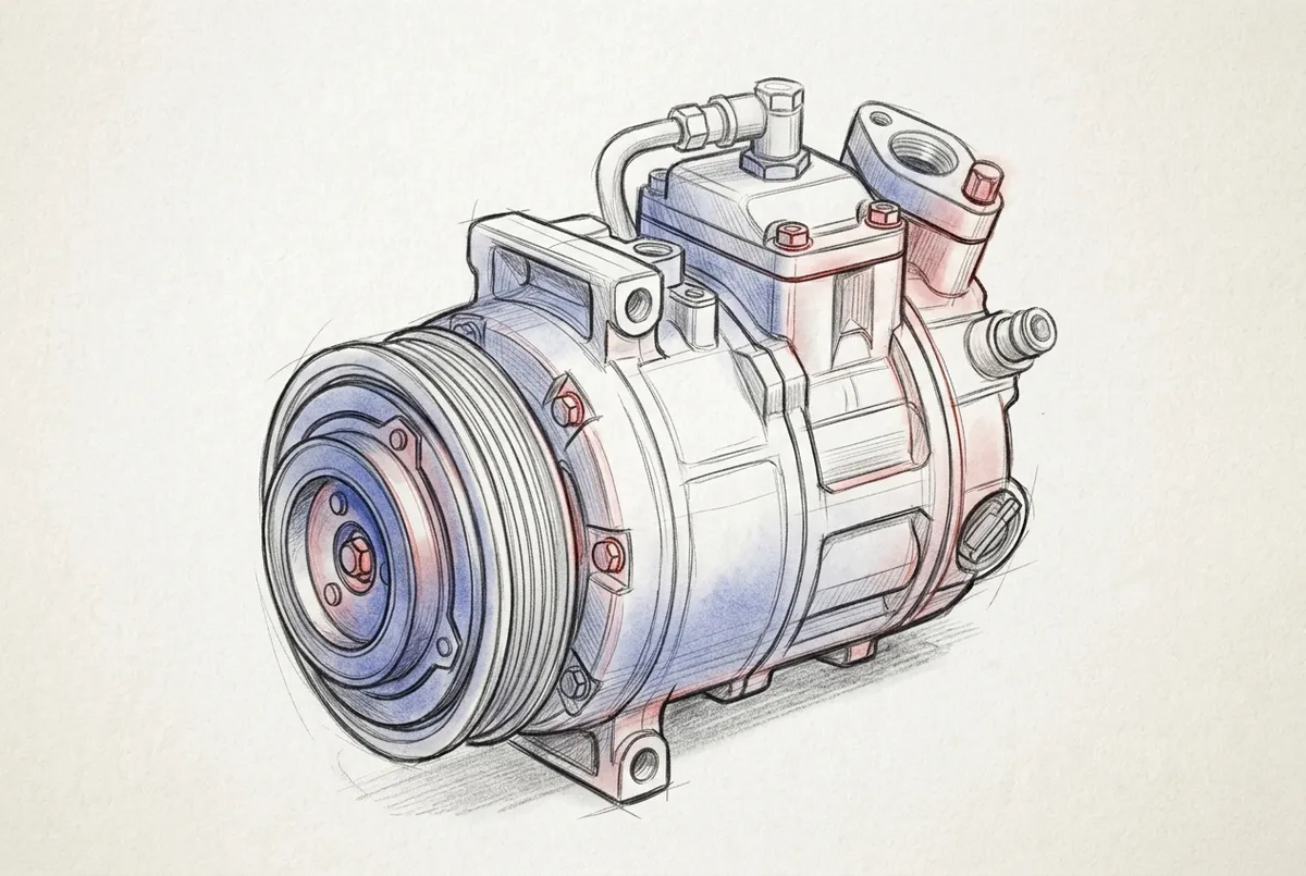 transit bus air conditioning parts