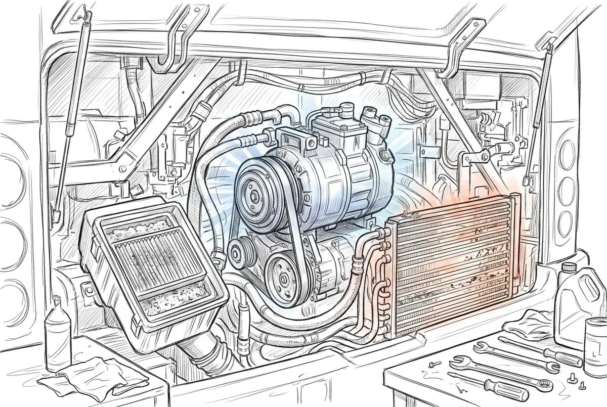 3 Transit Bus Air Conditioning Parts You Must Know