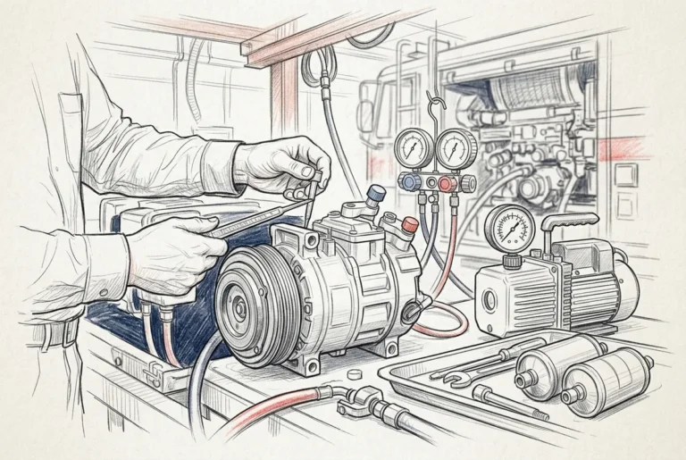 8 Fire Truck AC Compressor Replacement Steps That Work