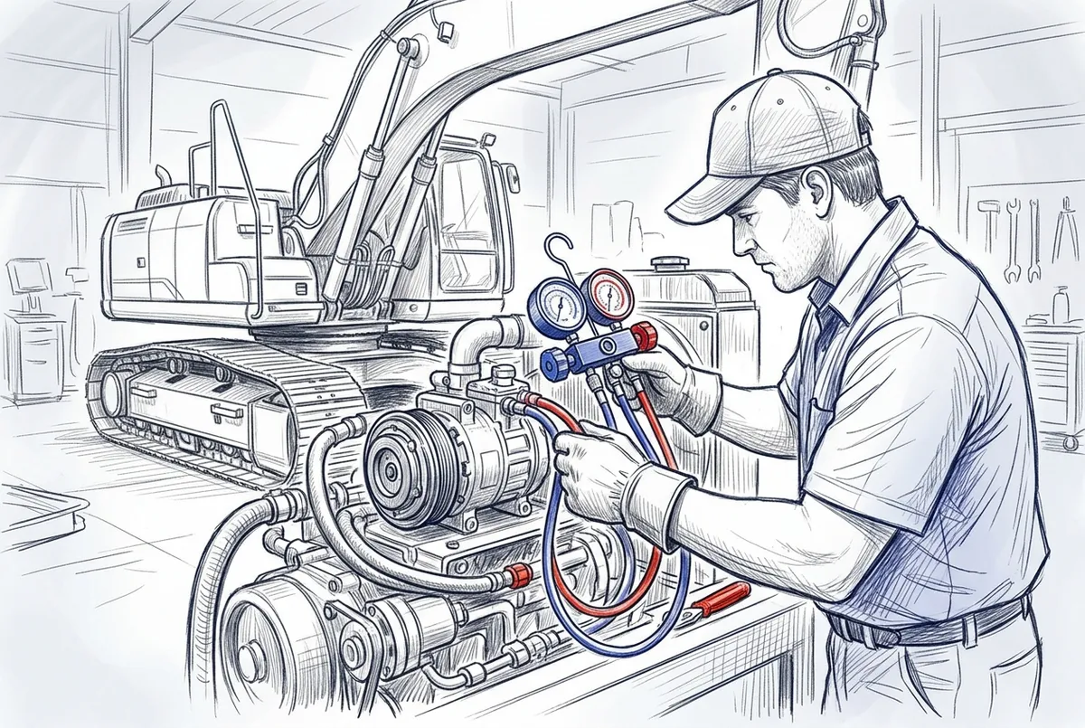 heavy equipment ac repair