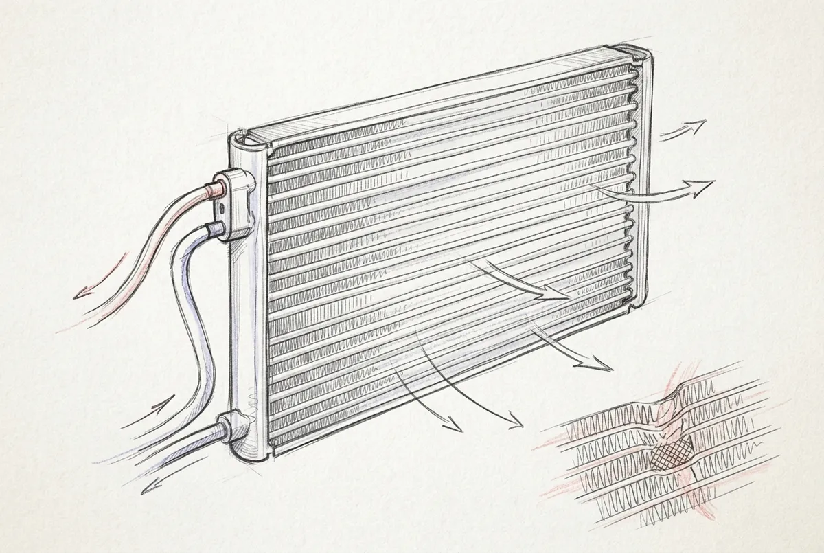 truck ac condenser replacement