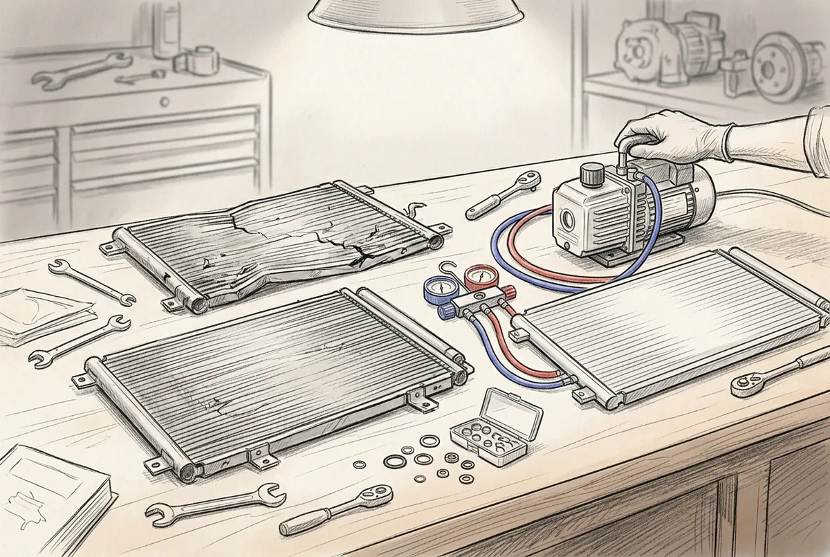 3 Key Steps for Truck AC Condenser Replacement Done Right