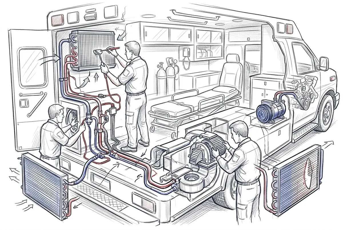 ambulance AC maintenance