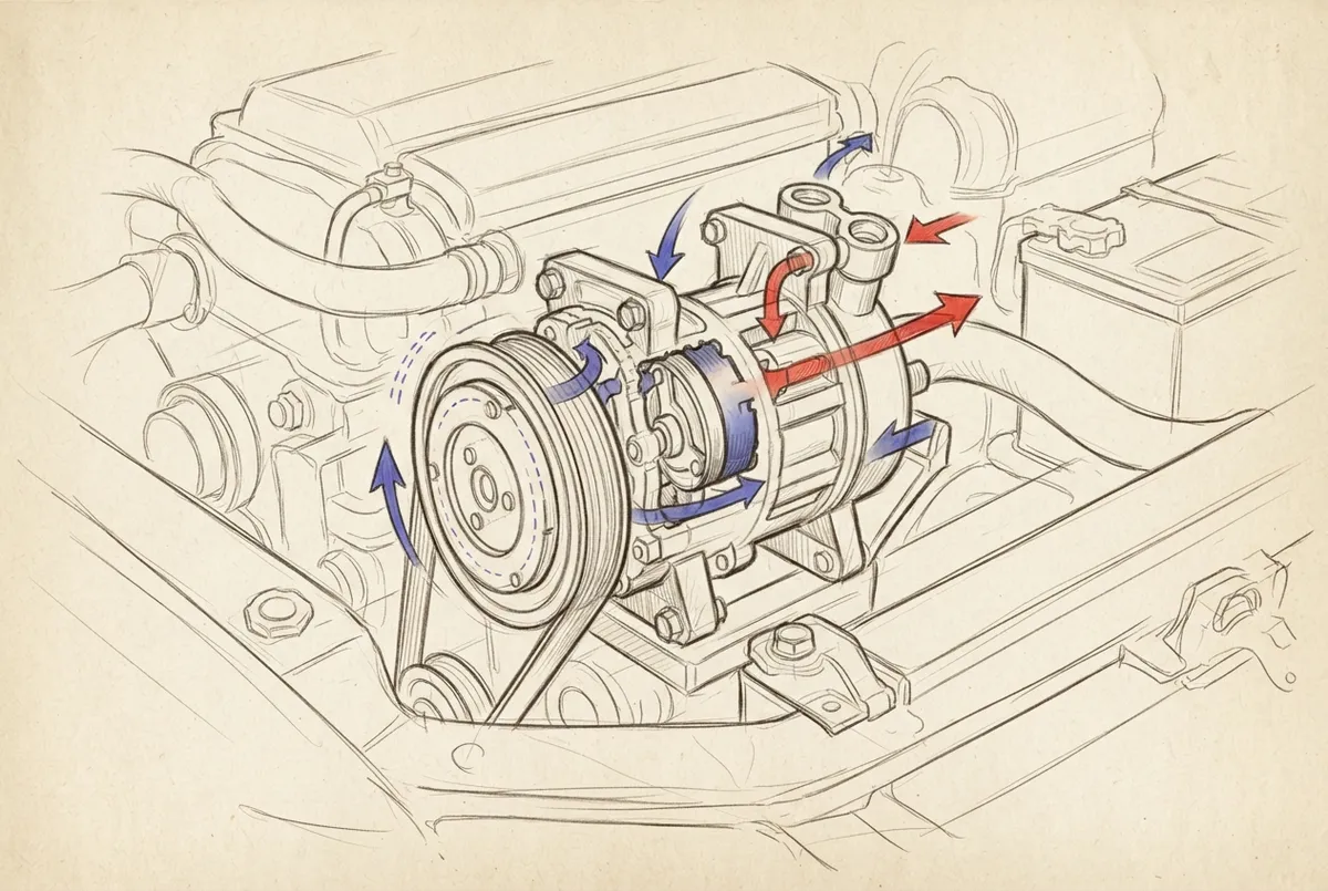 how to fix an ac compressor