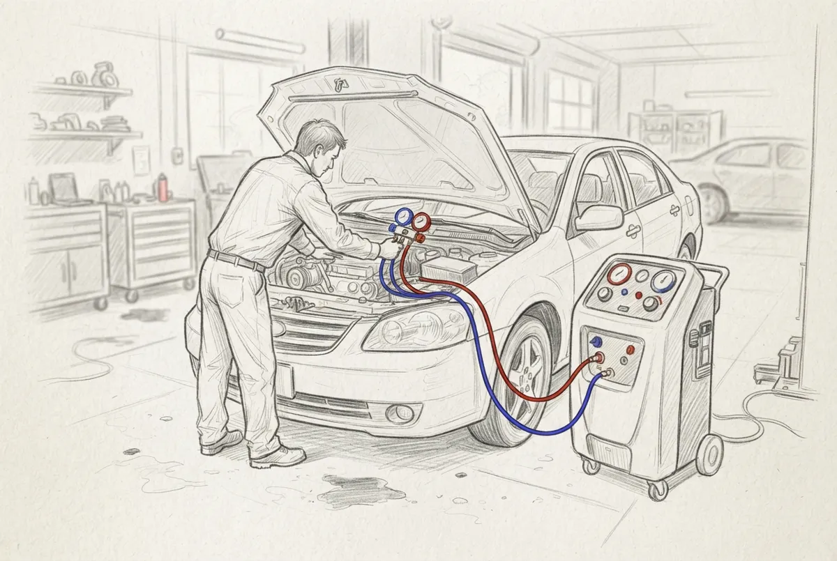 a c car repair