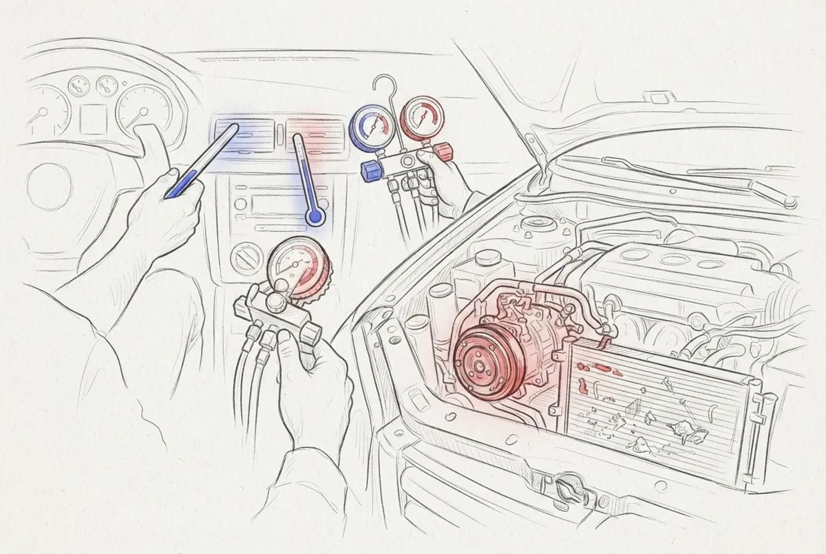 a c car repair