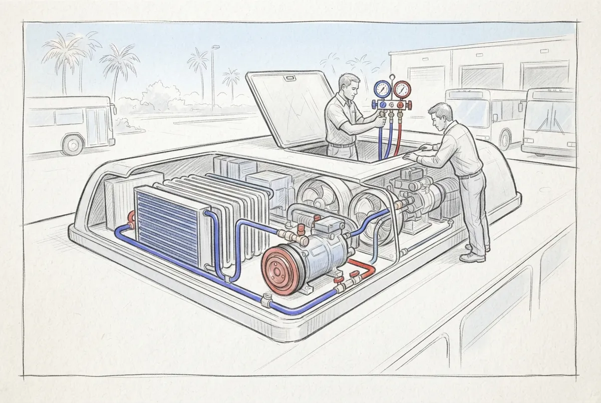 bus ac repair