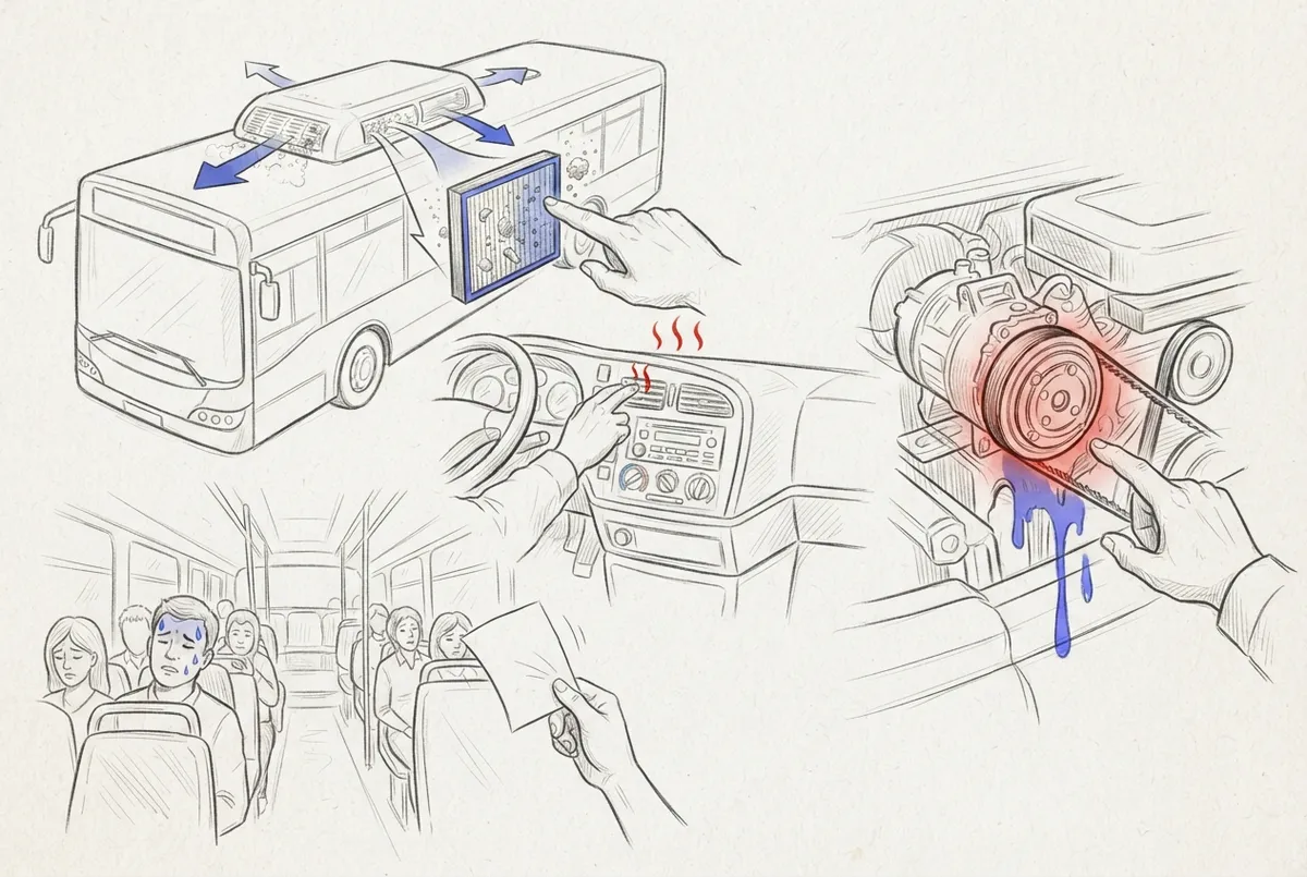 bus ac repair