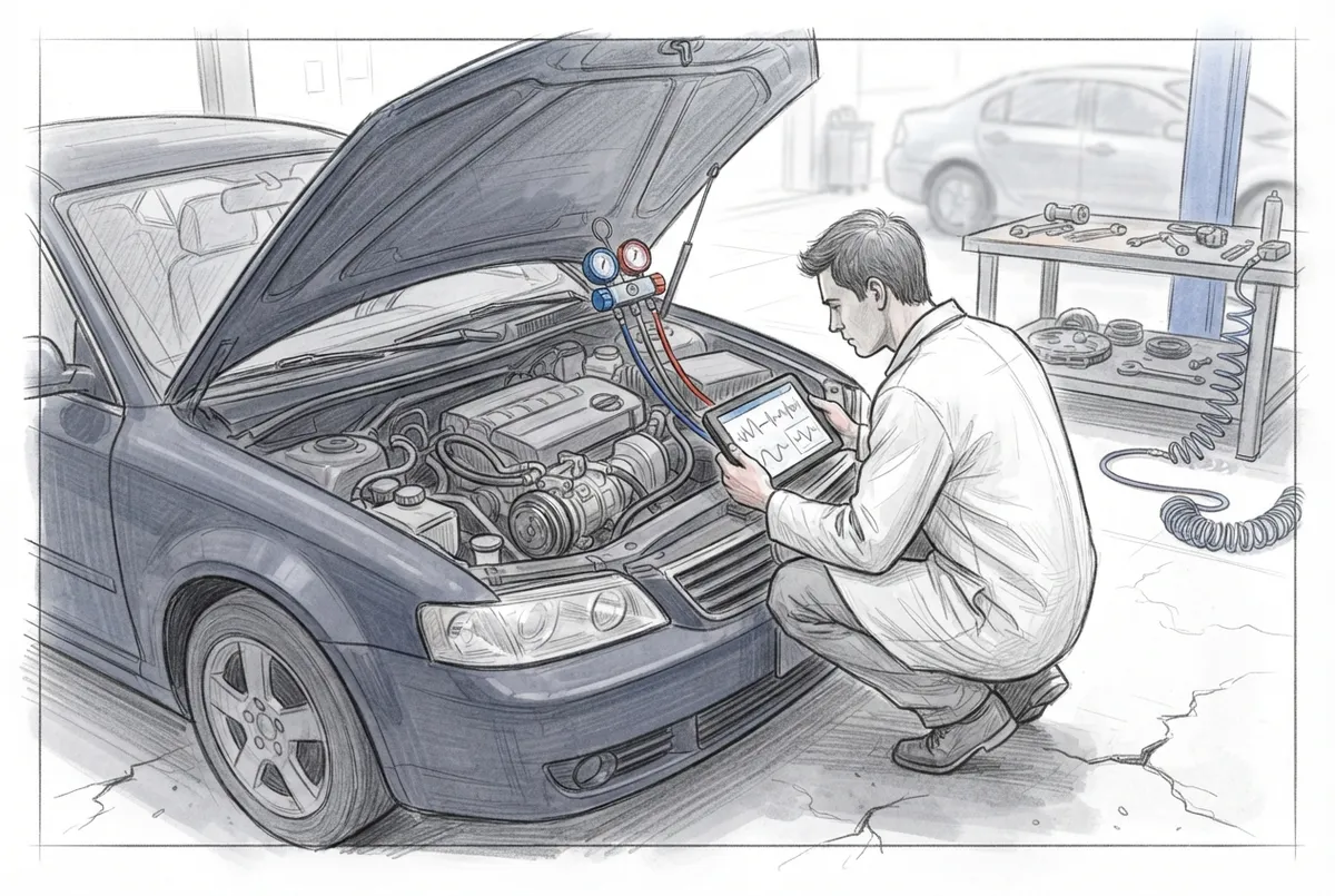 a/c car repair shop