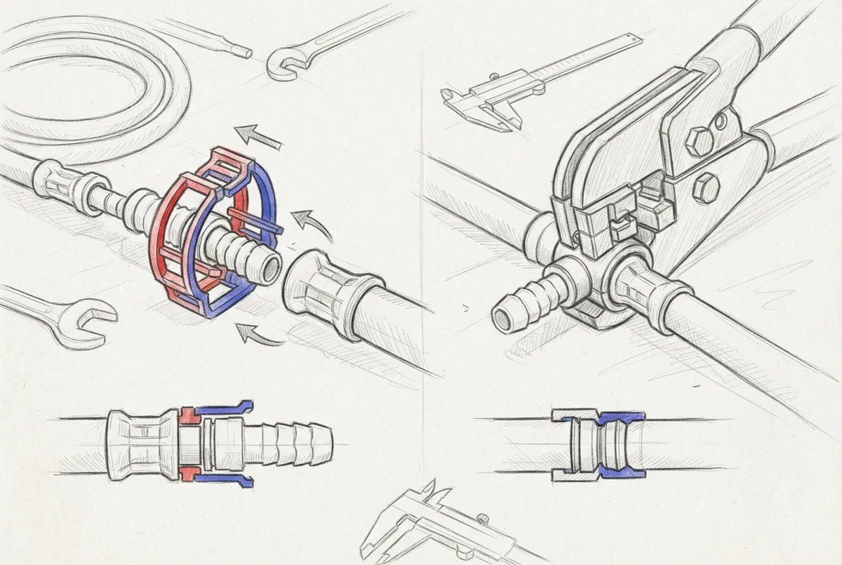 E-Z Clip fitting Hose