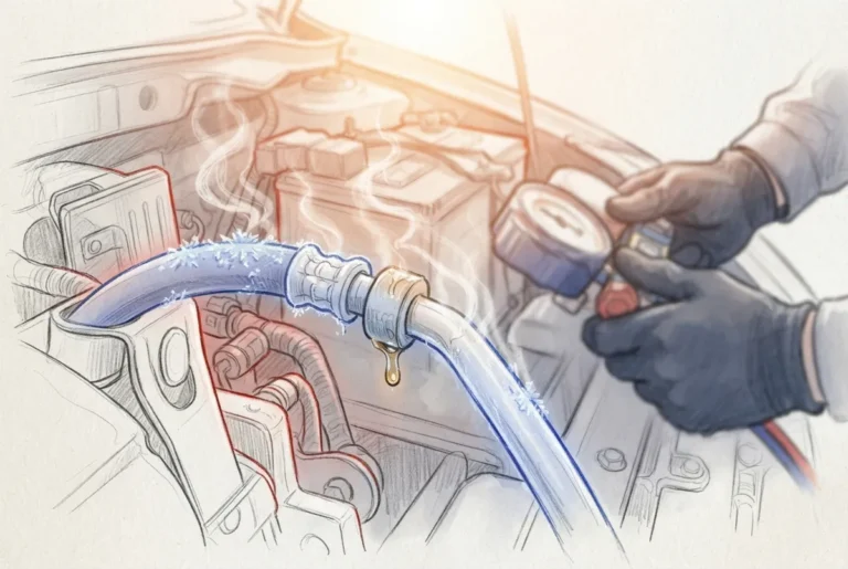Why Is Your Car A/C Hose Leaking Refrigerant?