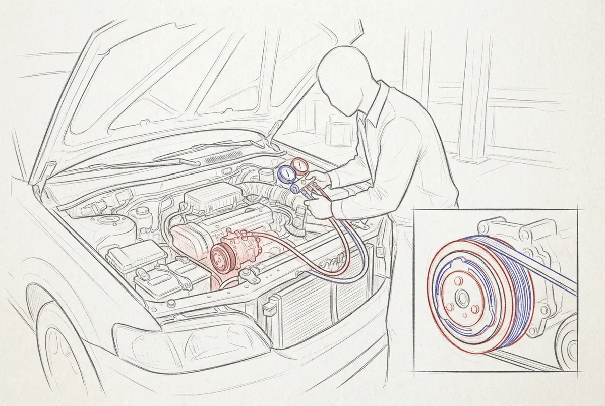 car ac blowing warm air fix