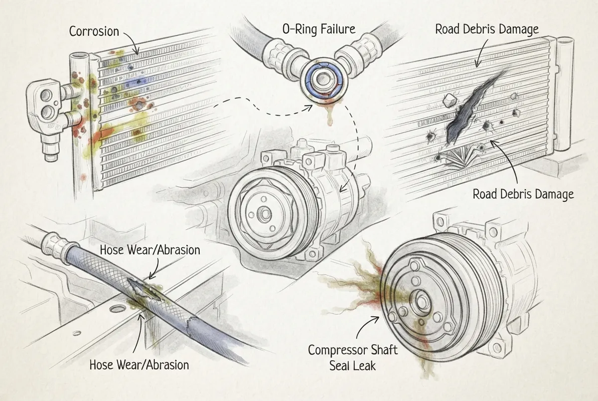 ac leak repair automotive