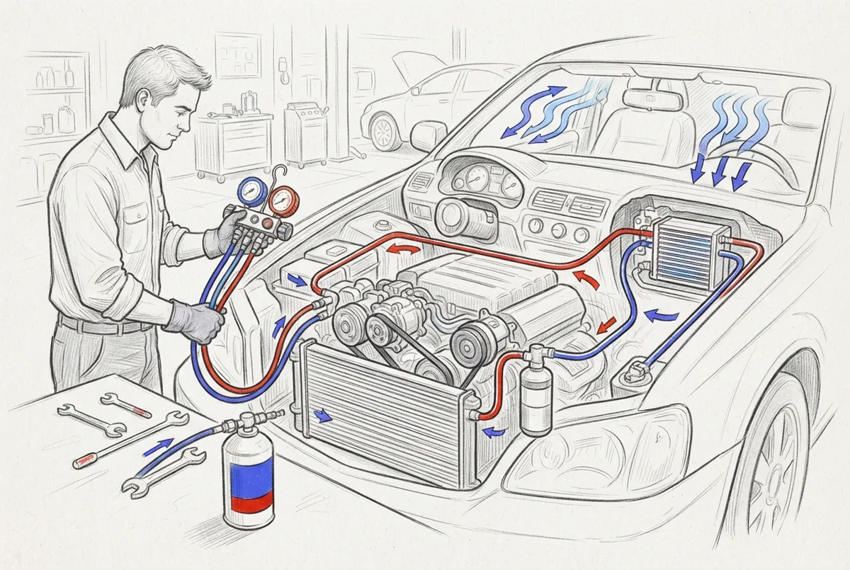automotive air conditioning service