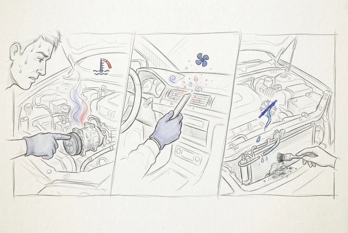 how to check car ac system