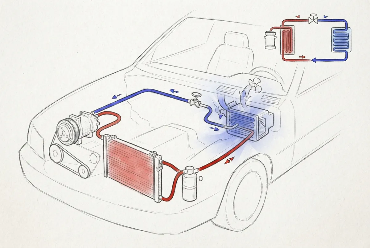 what causes car ac to stop cooling